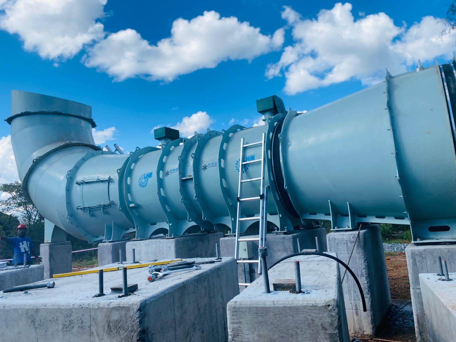 Installed LHM ventilation fans — ADC Engineers