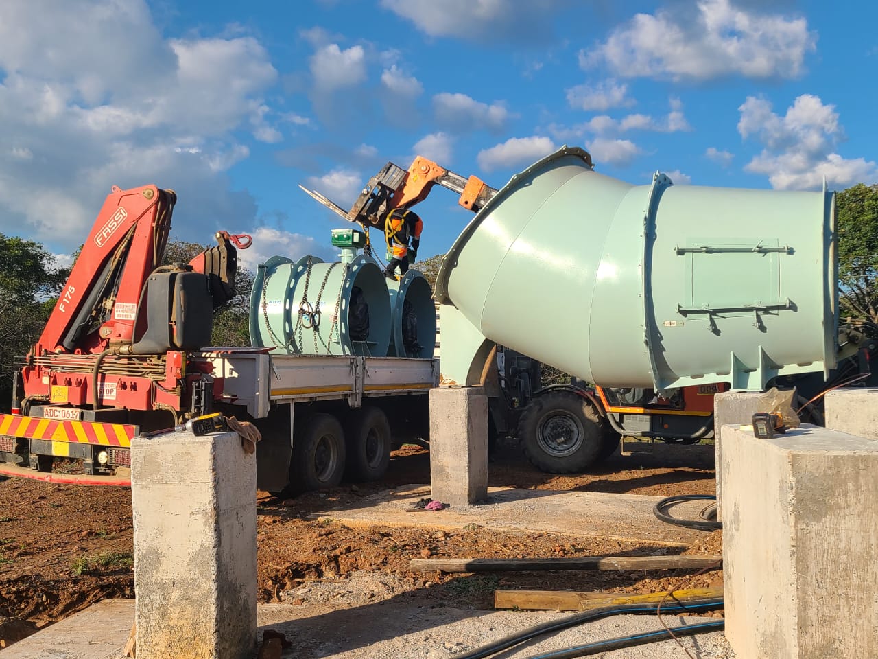 Installed LHM mine ventilation fans — ADC Engineers
